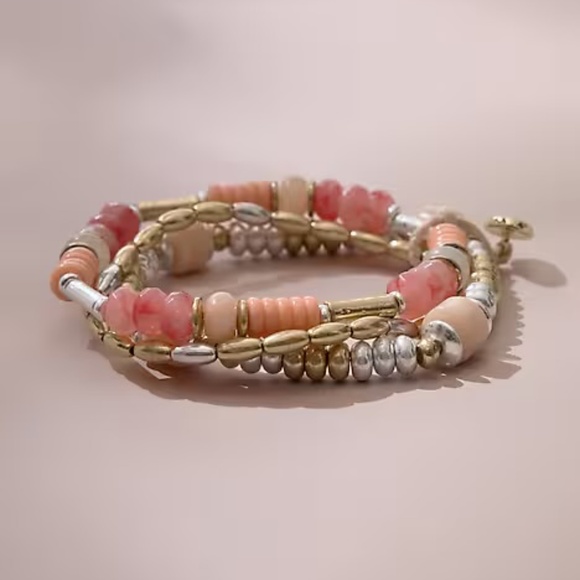 J.Jill NEW Alfresco Beaded Bracelet NWT - Picture 2 of 7